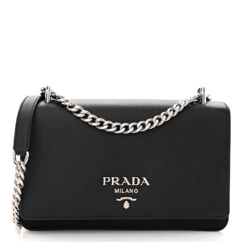 prada tessuto saffiano br4253 price|PRADA Saffiano Tessuto Nylon Chain Shoulder Bag Black .